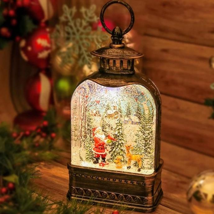

BEST QUALITY - SNOW GLOBE LENTERA LED + MUSIK JUMBO PREMIUM KADO NATAL CHRISTMAS GIFT