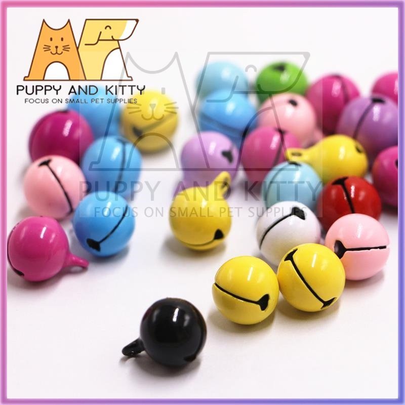 Lonceng Krincingan Kucing Warna Warni Besi 12mm