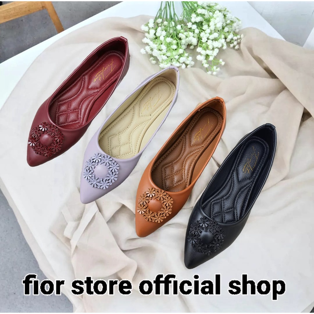 FIOR LOTUS Ballevina Pointed Toe Ballet Flat AR 15 - Fior Store