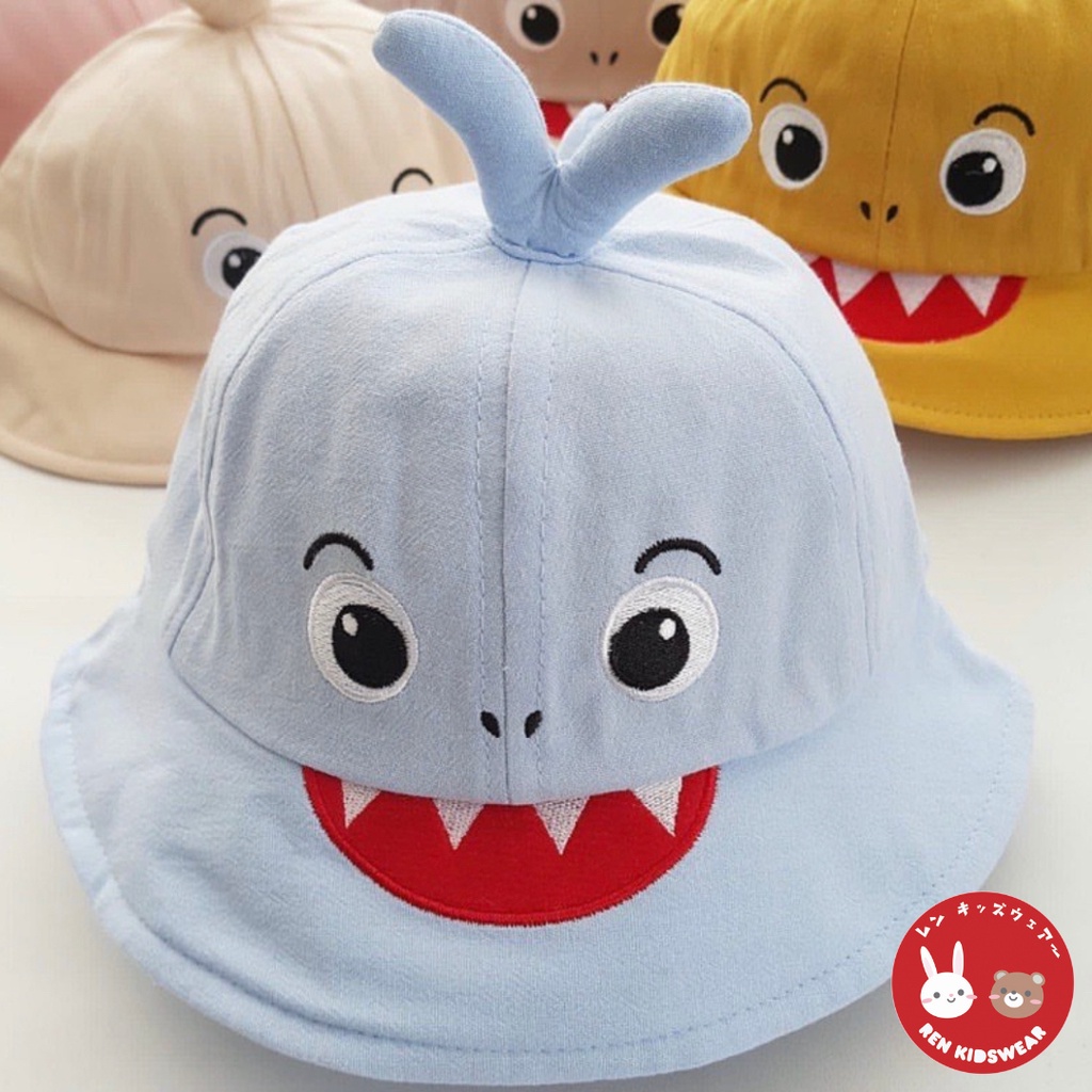 bucket hat anak balita topi buket balita 1 2 3 4 5 tahun SHARK BUCKET HAT topi import aksesoris kepala