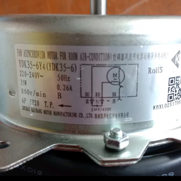 VNDH dinamo fan outdoor ac daikin 2 pk