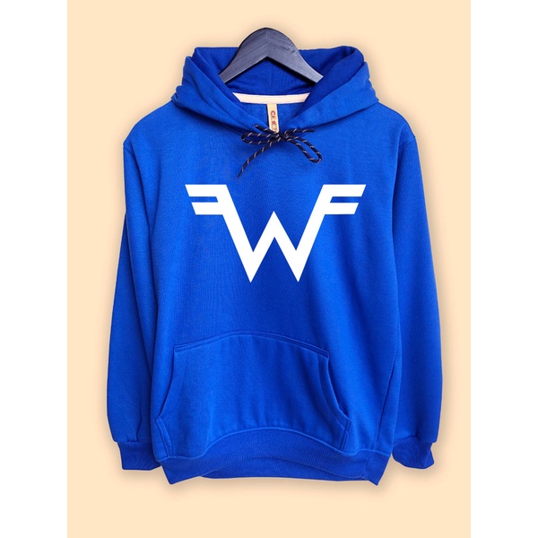 Jaket Hoodie Weezer Band Logo