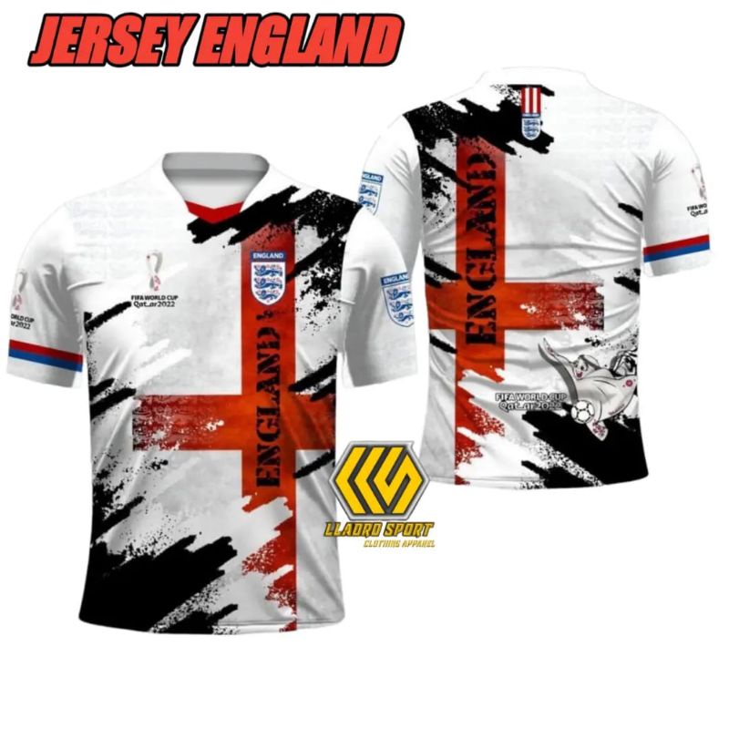 Jersey piala dunia inggris /england fifa world cup qatar 2022