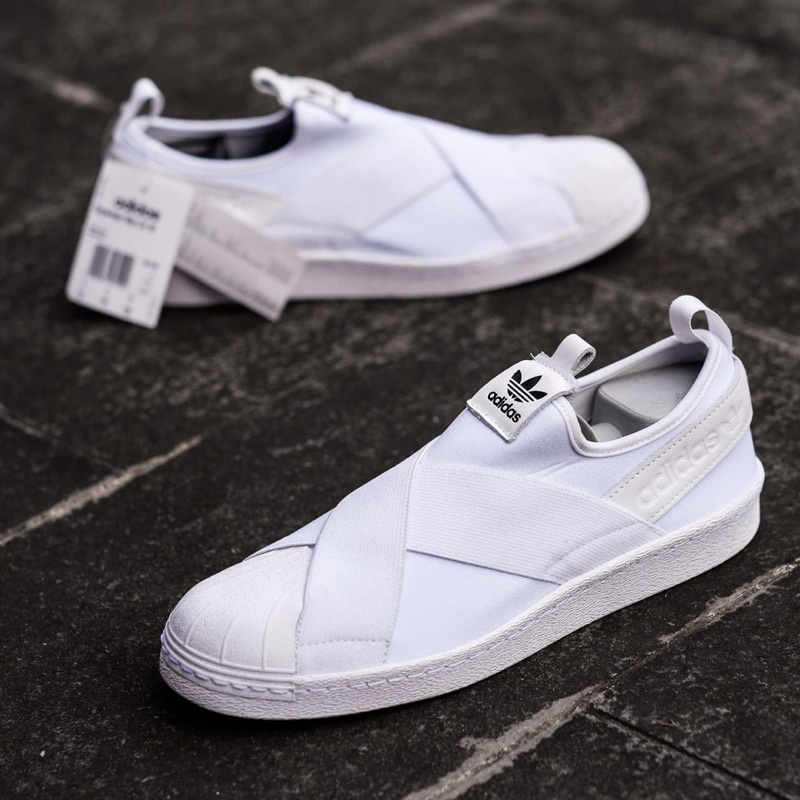 ADIDAS SUPERSTAR SLIP-ON FULL WHITE