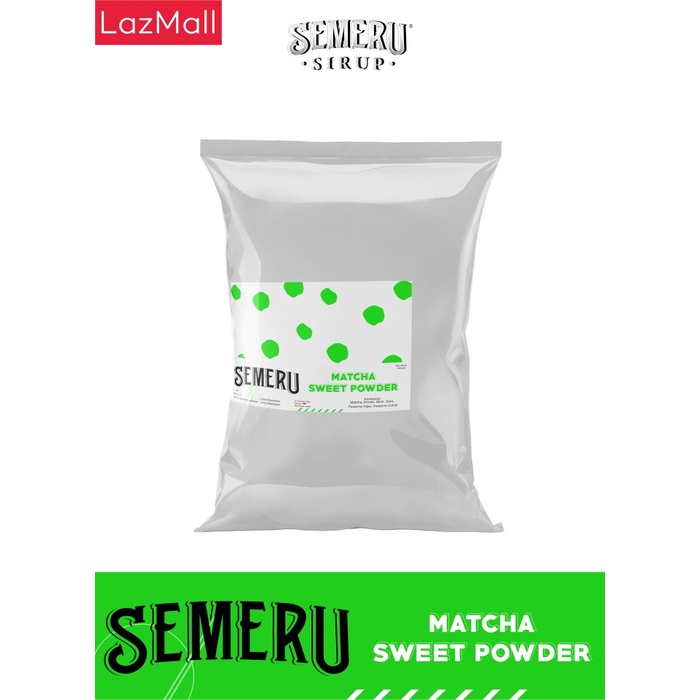 

SWEET MATCHA/ POWDER/ 1000GR/ SEMERU SIRUP/ MURAH