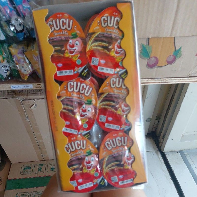 

snack cucu quackle / cucu rice coklat 360 gr eceran 1000