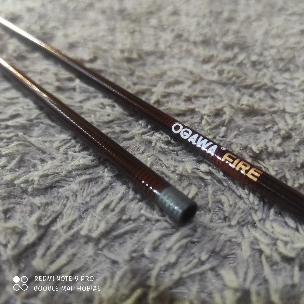 Blank bahan joran pancing grafit holoow Ogawa FIRE 90 cm