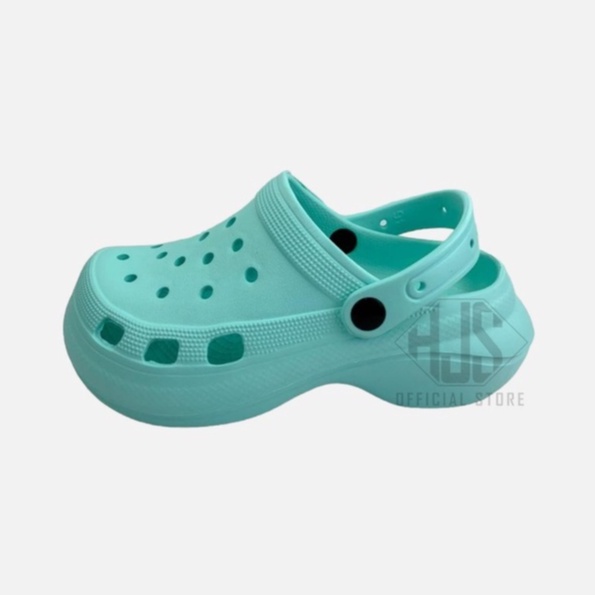 Sandal Crocs Wanita Polos Viral Jibbitz Sandal Crocs Terbaru Sandal Cewek Selop Wedges Eva Phylon Sandal Wanita Crocs Accessoris Jibbitz