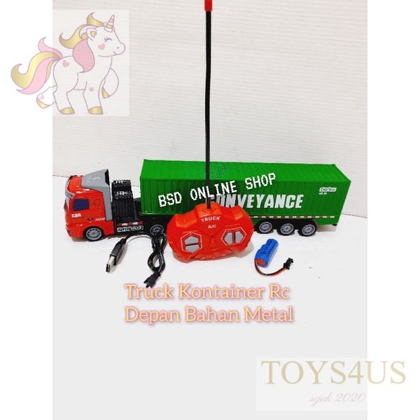 Toys4Us - Mainan mobil truk kontainer remot kontrol