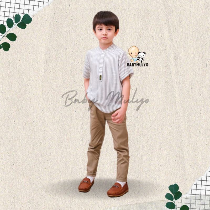 Baju Koko Anak Laki-Laki Series Adam // Pakaian Muslim Anak // Baju Anak Muslim // Koko Anak Best Seller