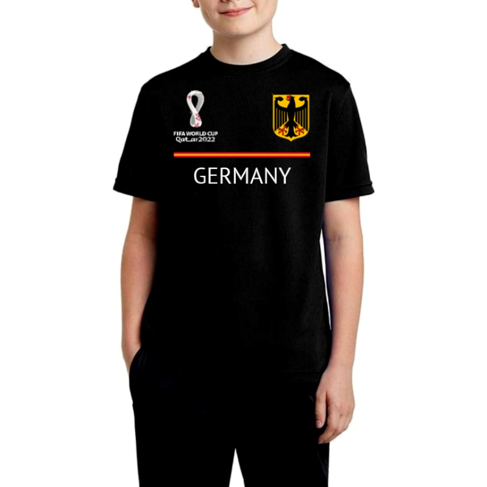 Baju kaos anak piala Dunia Qatar 2022 GERMAN