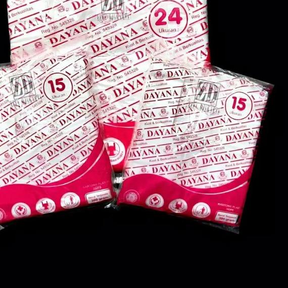 

KANTONG PLASTIK PUTIH BENING DAYANA PINK UK 15/24 - 24