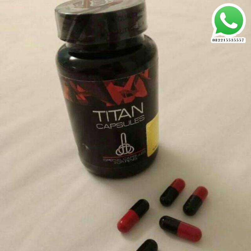 TITAN CAPSULE 100% HERBAL ASLI ORIGINAL PEMBESAR PRIA VITALITAS
