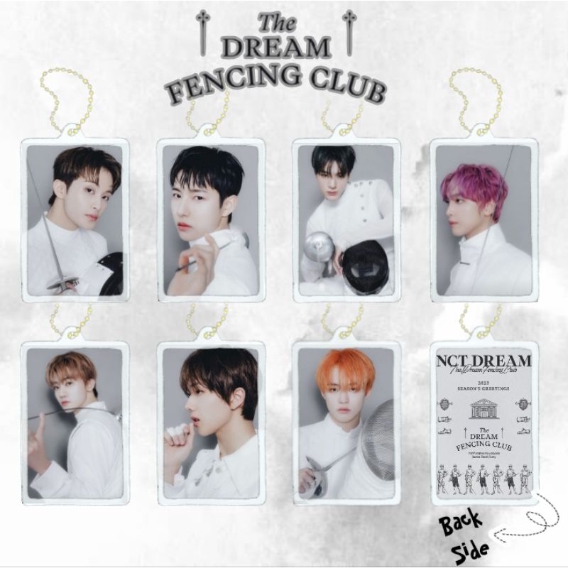 NCT Dream Season Greeting 2023 Acrylic Clear Keychain Gantungan Kunci Akrilik