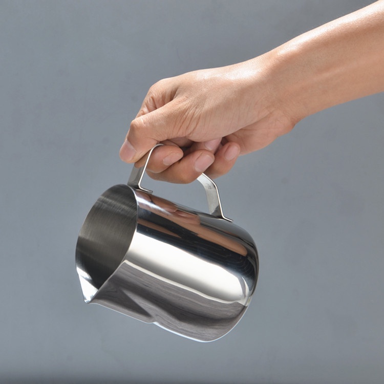 Murah Lebay S278 Milk Jug Stainless Steel 350ML Cup Gelas Kopi Espresso Cappucino Latte