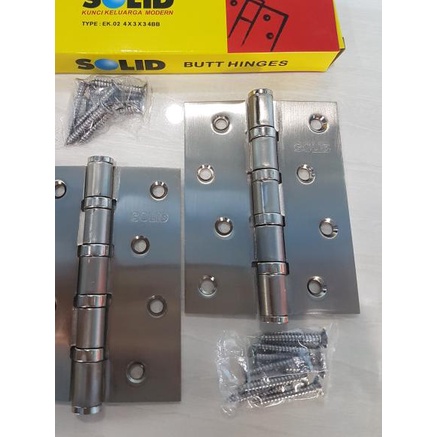 ENGSEL SOLID 4' EK 02 BALL BEARING SN / ENGSEL PINTU 4 INCH