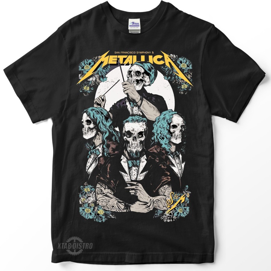 Kaos METALLICA 6 Symphony & Orchestra S&M Premium Tshirt Metallica