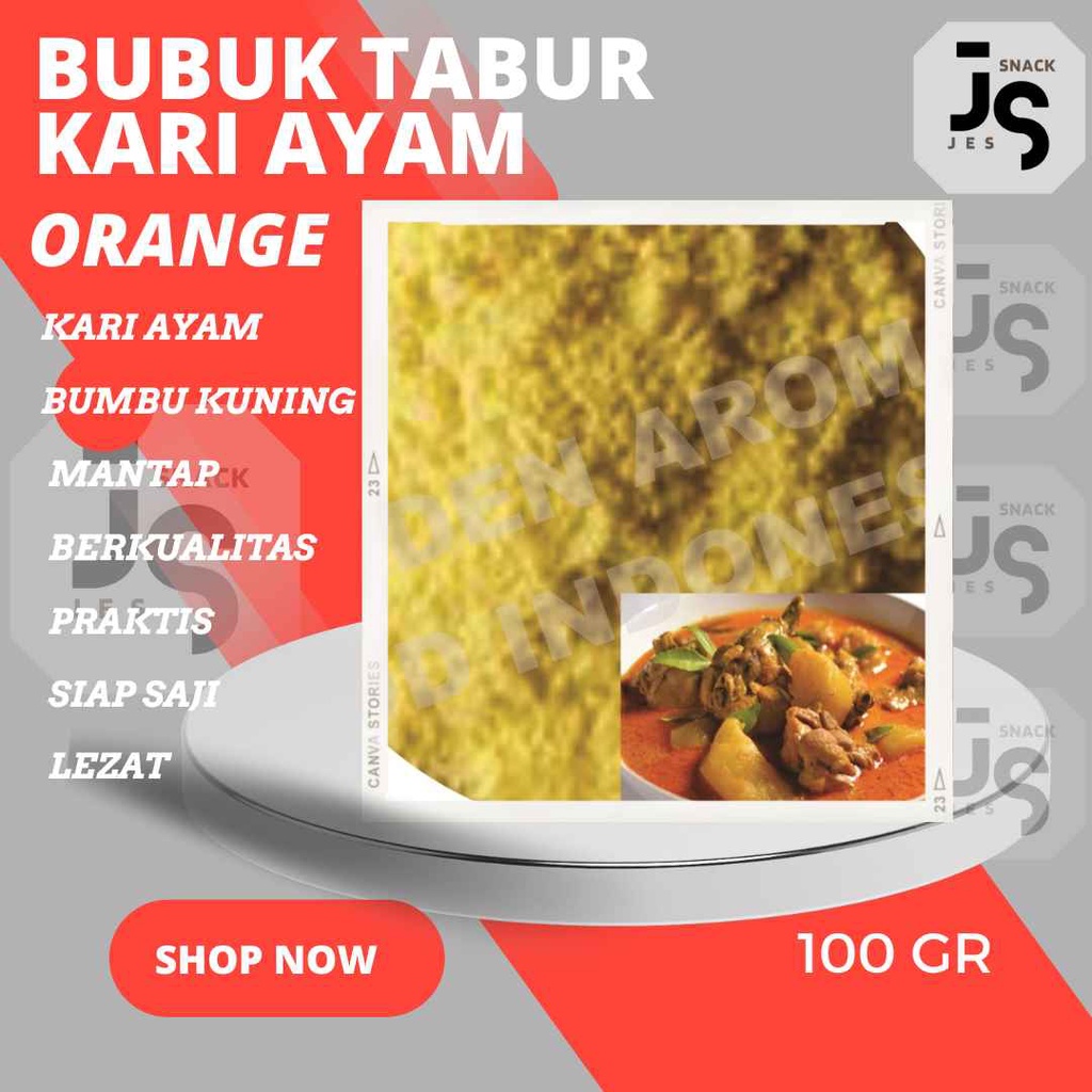 

Bumbu Tabur Kari Ayam 100 gram Bubuk Tabur Ayam Kari 100 gram Murah Enak Aman Terbaik