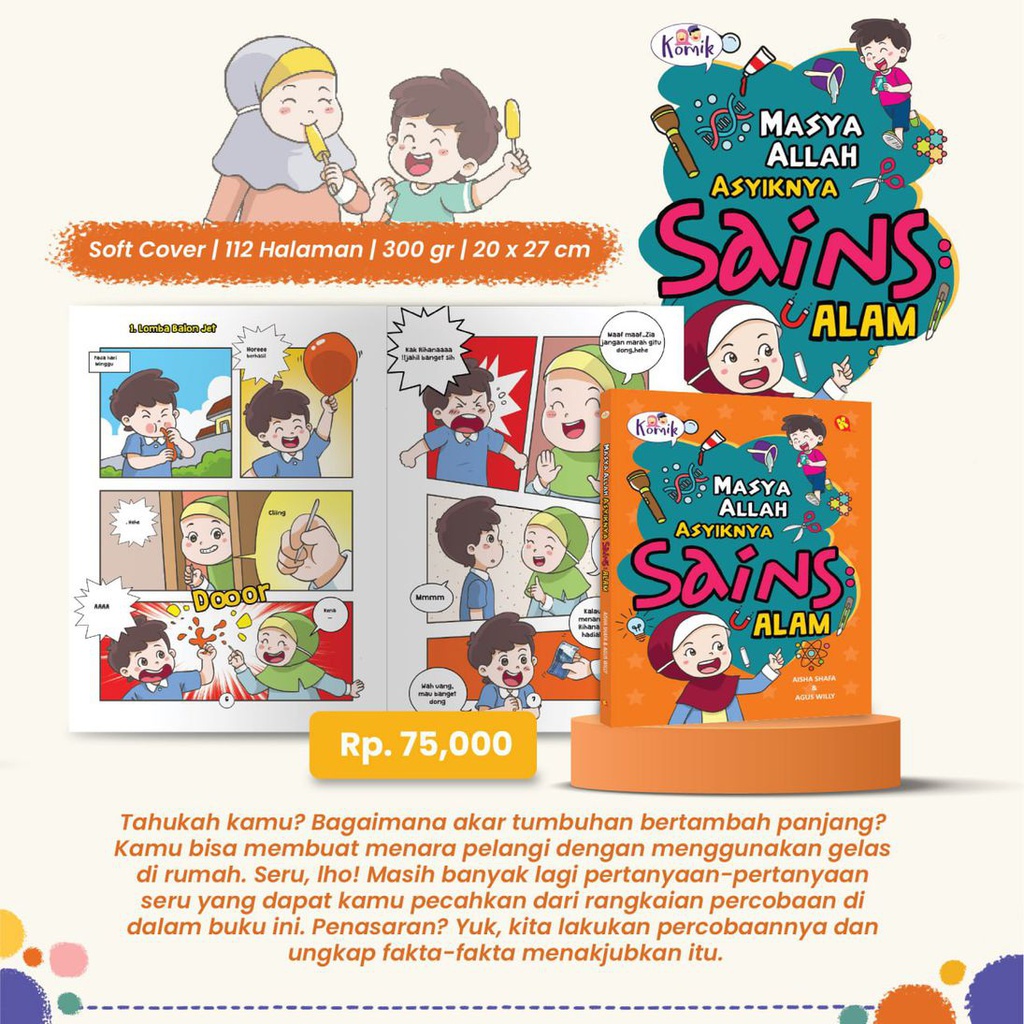 Komik : Masya Allah Asyiknya Sains Alam