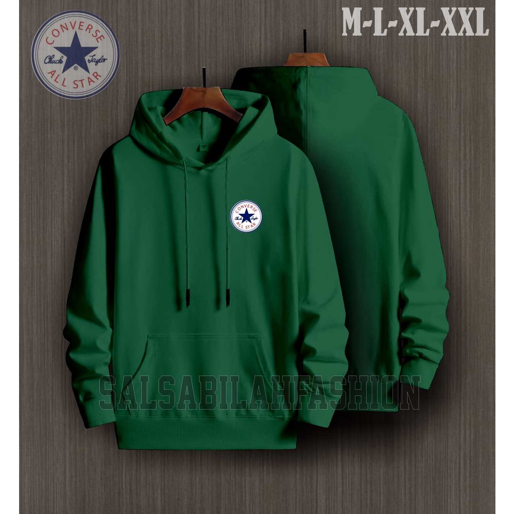 TERMURAH !! COD Jaket Sweater Hoodie Pria Distro CONVERSOriginal Big Size Jumbo M - XXL