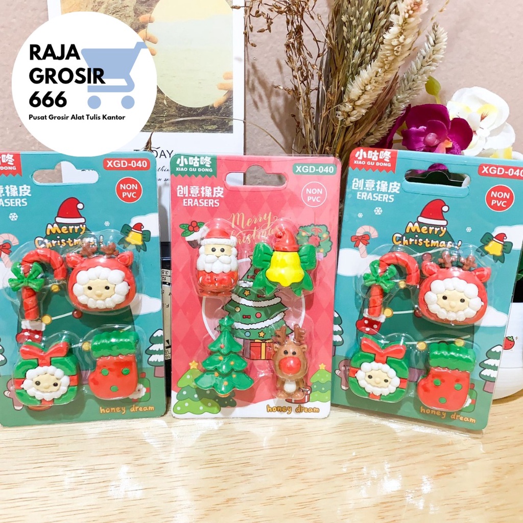 

PENGHAPUS NATAL COVER XGD-040 TERMURAH HAPUSAN ERASER COD PERLENGKAPAN SEKOLAH