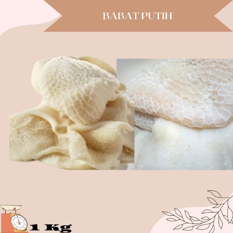 

babat putih 1 kg