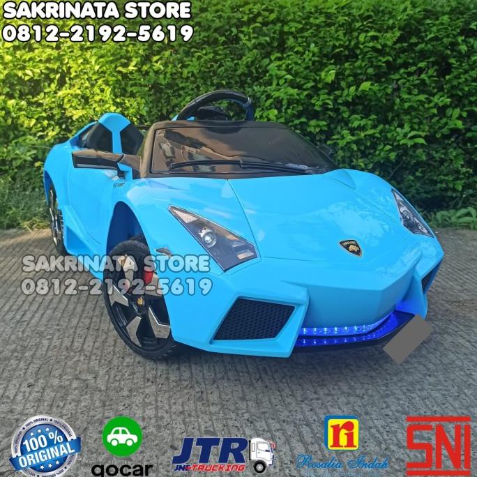 Mobil Aki Anak Mainan Murah Lamborghini stock ada