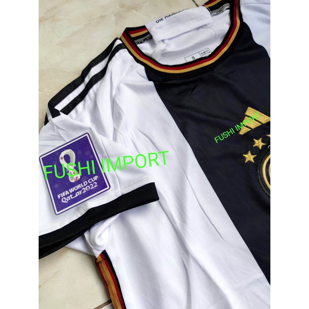 Jersey Baju Bola Jermann Home Full Patch EURO 2022 2024 Grade Ori