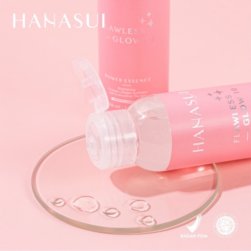 Hanasui Flawless Glow 10 Series Set Pouch isi 4PCS