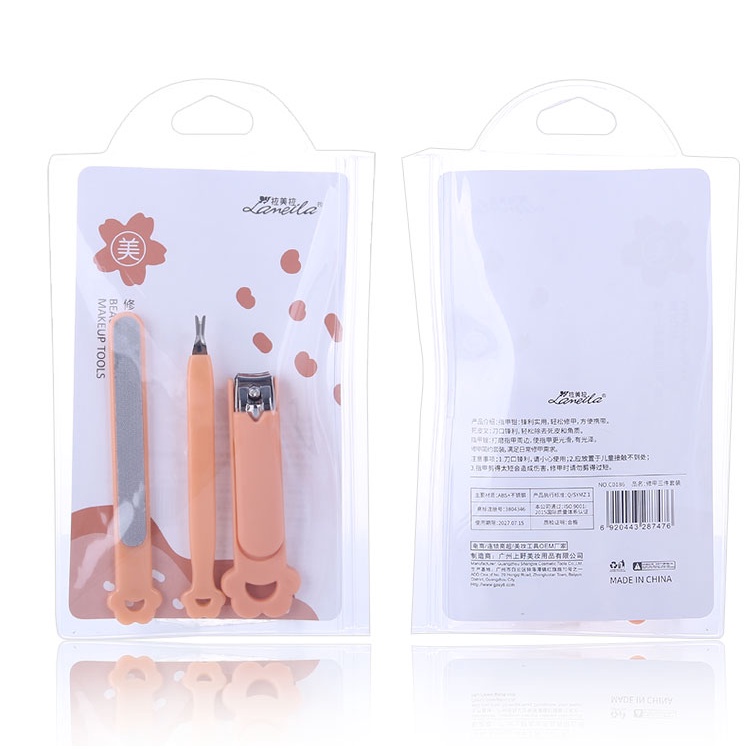 3pcs Manicure Set LAMEILA Gunting Kuku Kikir Kutikula C0186 Manikur