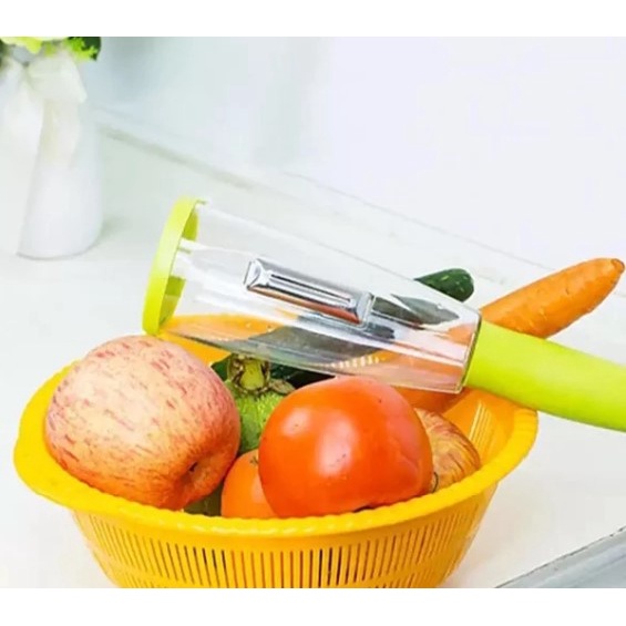 PARUTAN PEELER BUAH DAN SAYUR / PARUTAN BUAH DAN SAYUR DENGAN TEMPAT SAMPAH / PEELER BUAH DAN SAYUR DENGAN TABUNG SAMPAH