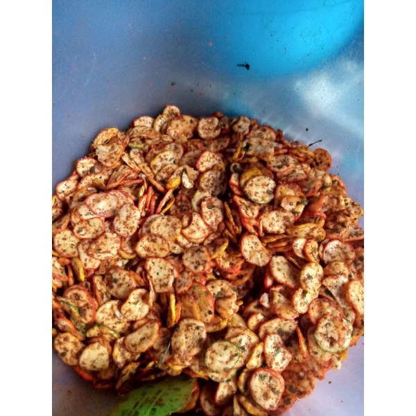 

Sebring kerupuk bawang kemasan 1kg/seblak kering/kerupuk setan