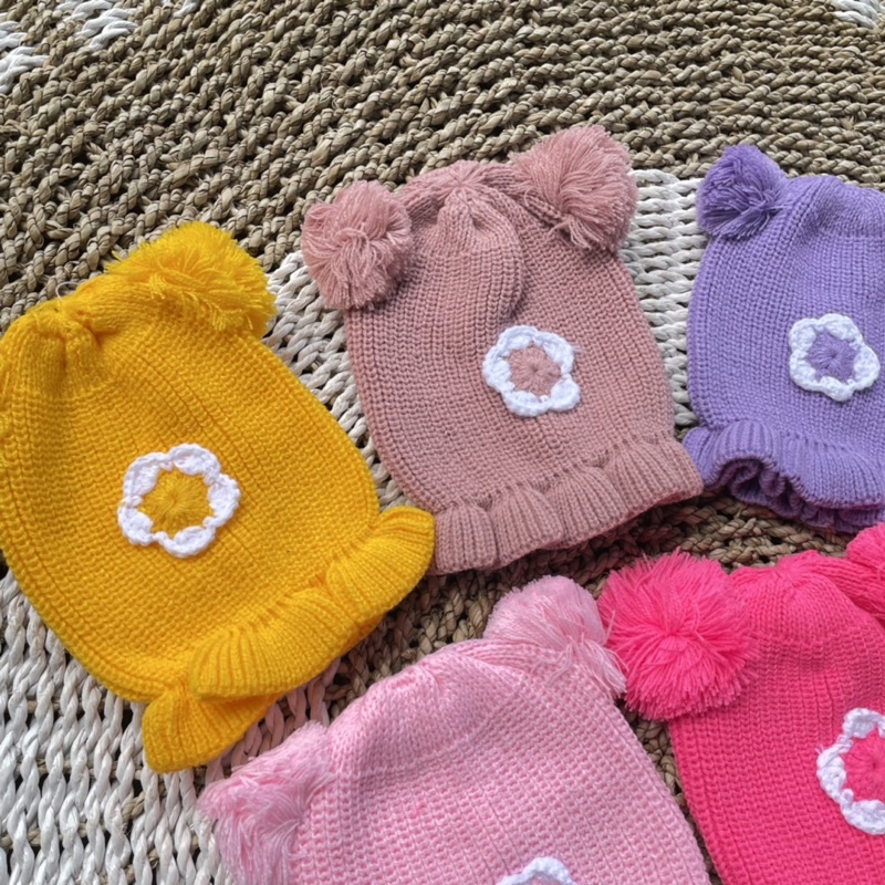 1 PCS Kupluk Bayi Topi Bayi Cindung Bayi Pelindung Kepala Bayi DNW BABY