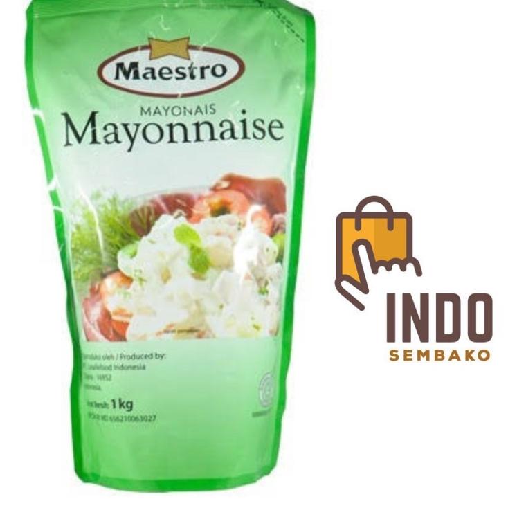 

ㅱ mayonnaise maestro 1kg pouch / Saus Mayo Maestro 1kg / Mayonnaise mayonais LANGSUNG CHECKOUT 3178 ☀