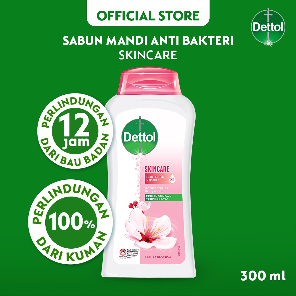 Promo Harga Dettol Body Wash Skincare 300 ml - Shopee