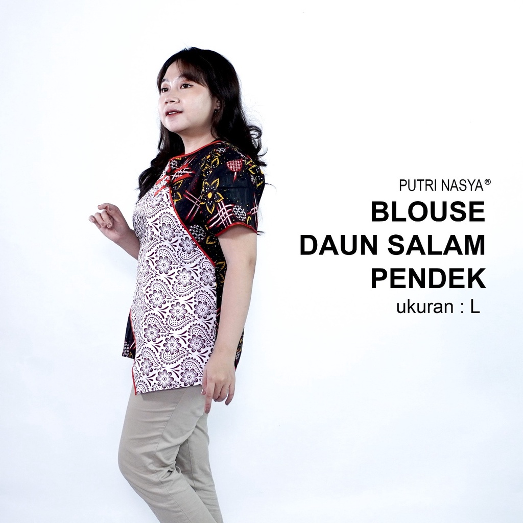 Blouse Big Size Wanita Atasan Batik Lengkap S-M-L-XL-2L-3L-4L-5L-6L-7L Model Blus Jumbo Kerja Batik / Pakaian Batik LD 140 Kekinian / Atasan Batik Wanita Big Kantor Kerja / Blus Batik Bigsize Wanita Formal Bahan Katun / Pakaian Batik Model Terbaru