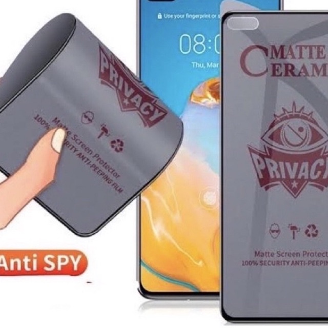 anti spy privacy matte ceramic anti gores vivo V25E V25 V23 V23E V21 V21E V20 V20 SE V19 V15 V11 V9 V7 V5 V11 pro V15 pro V17 pro S1 pro T1 pro Z1 pro Y01 Y12 Y12S Y16 Y15S Y20 Y20S Y21 Y22 Y22S Y35 y33T Y33S Y53S  anti minyak fullayar