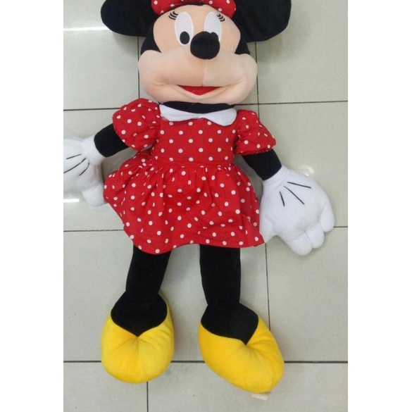 boneka minnie mouse/mickey mouse jumbo/besar - mickey