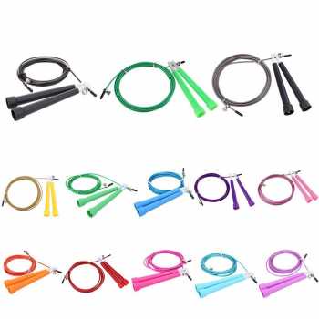 Tali Skipping Jump Rope Steel Wire Bearing 3 Meter / Skipping Skiping Lompat Tali Loncat Jump Rope Alat Olahraga Anak Remaja Orang Dewasa / Lompat Tali Olahraga Penurun Berat BadanLompat Tali Olahraga Yoga Fitness Lentur Kuat Murah / Alat Bentuk Otot