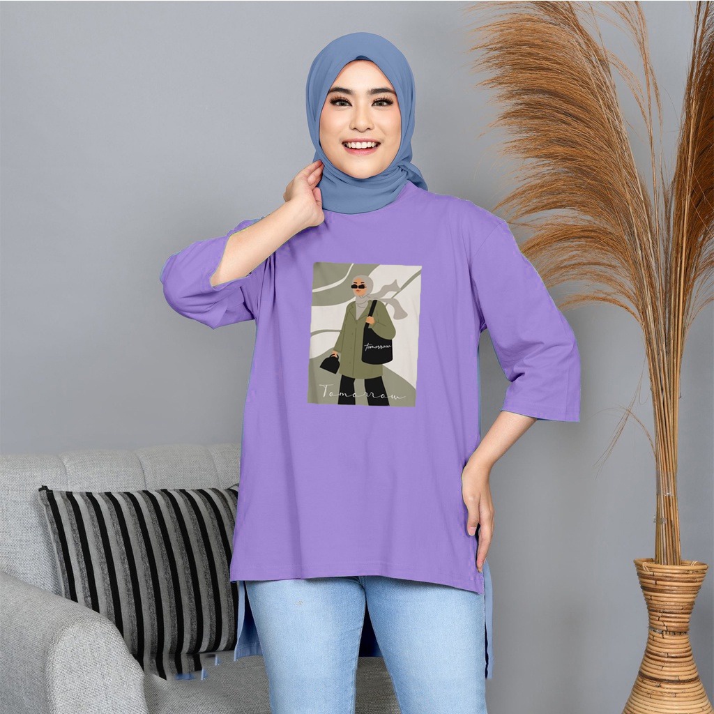 GS - Long Tunik ANIME women hijab's ephipany 002 | Tunik Wanita Muslim Crepe premium