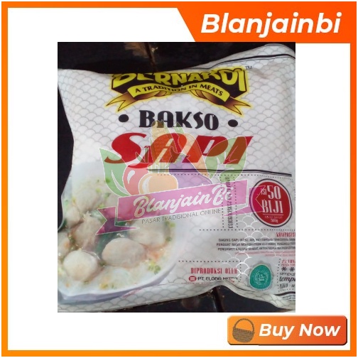

Bernardi Bakso Sapi isi 50 butir Bandung Area