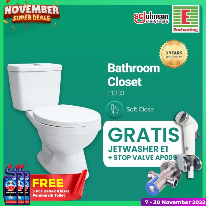 Kloset Toilet / Kloset Duduk Europe Enchanting E1333