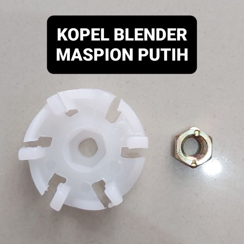 Kopel Blender Maspion Putih Gigi Gear Plastik
