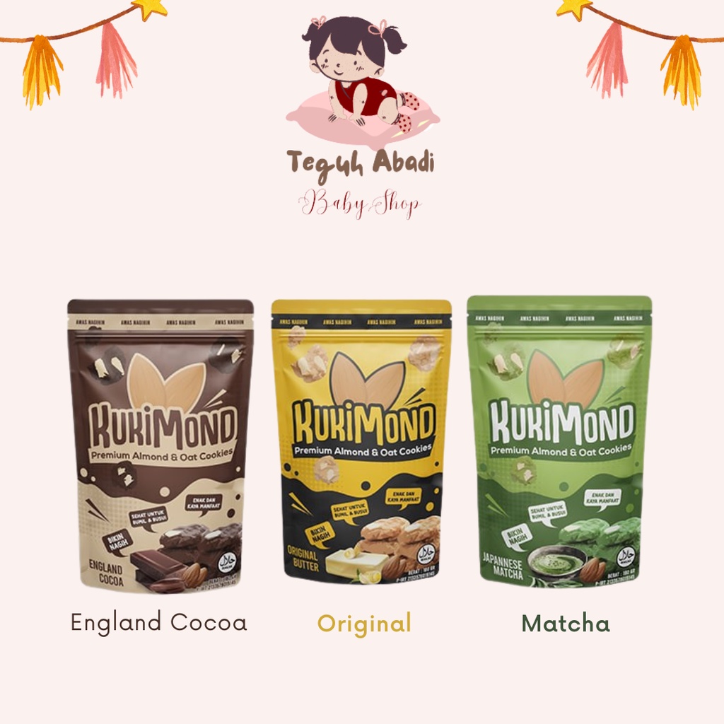 

[TA] KukiMond Cookies Asi Booster Almond & Oat / Cemilan Bumil Sehat