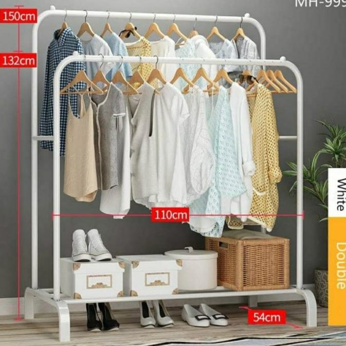 Gantungan Baju / Rak Baju Lemari Hunger Baju Multifungsi