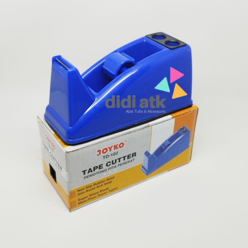 

Tape Cutter Joyko TD-102 Alat Pemotong Solasi Lakban Kecil
