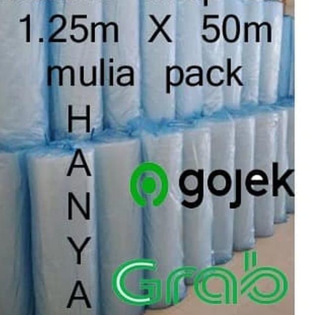 

Bubble Wrap Merek Mulia Pack Uk 1,25m X 50M Putih / 1 roll / Gulungan