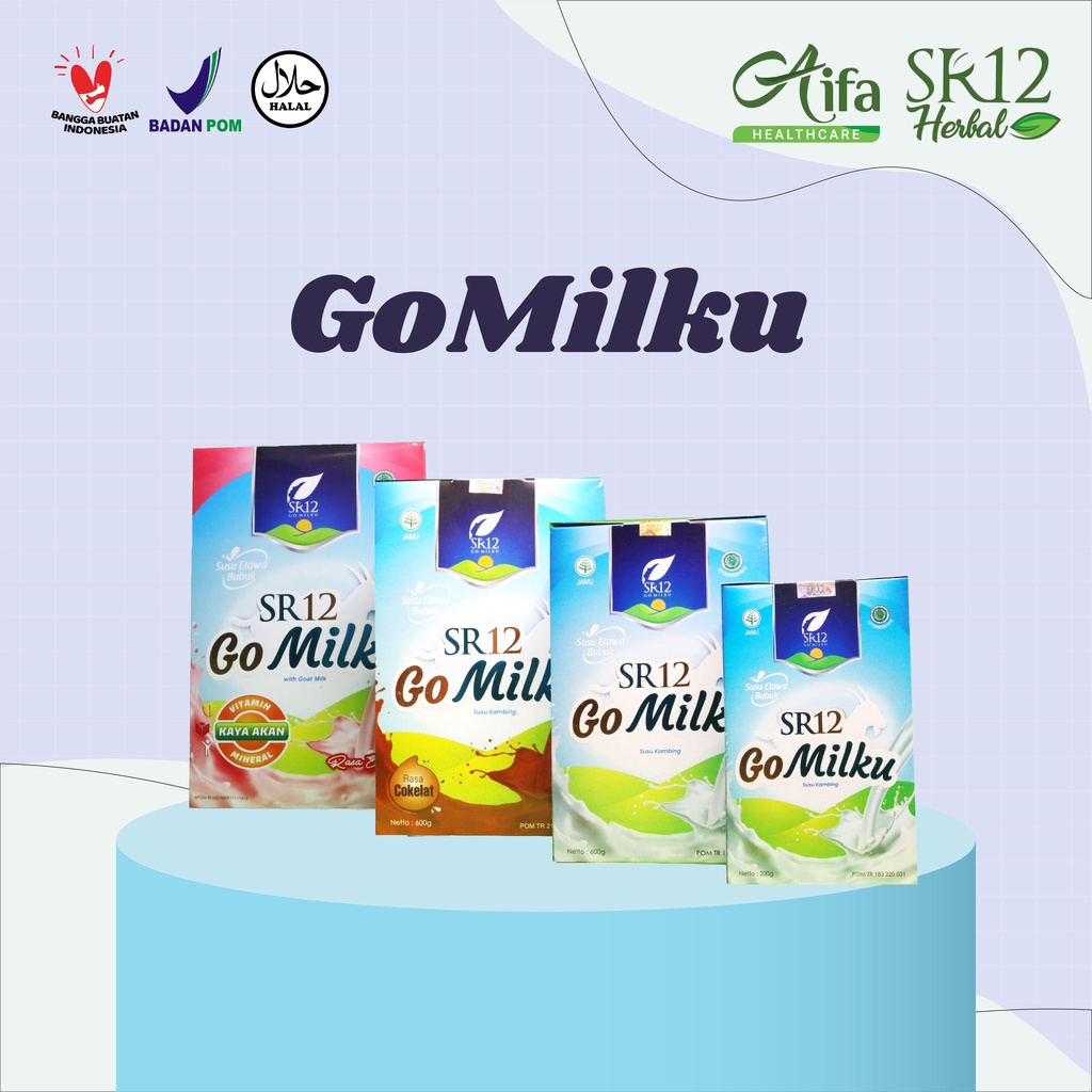 

GOMILKU SR12 200gr/Susu Kambing Etawa/Susu Kambing