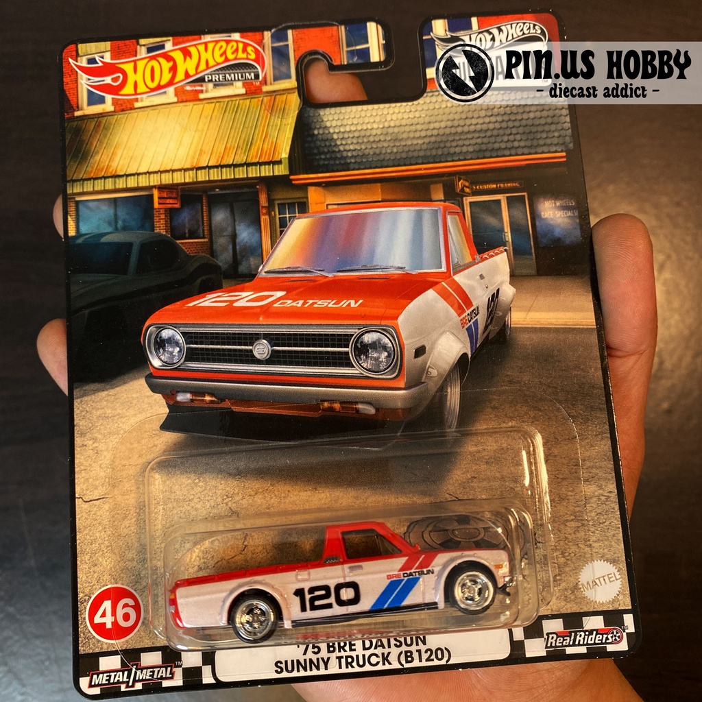 HOT WHEELS PREMIUM 75 BRE DATSUN SUNNY TRUCK B120 BOULEVARD SERIES , ORIGINAL HOT WHEELS by MATTEL ,