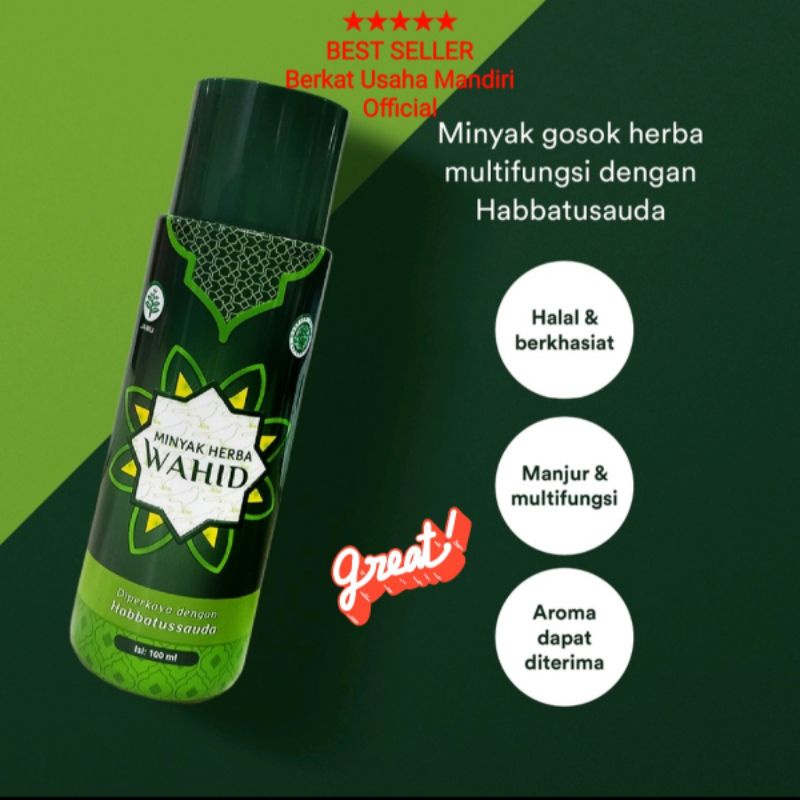 Minyak Herba Wahid 100ml Terlaris 100% Original